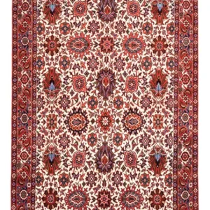 Perski dywan - Bijar - Royal - 177 x 110 cm - kremowy
