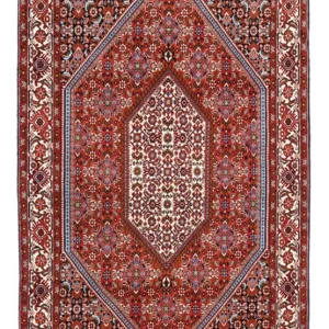 Perski dywan - Bijar - Royal - 182 x 110 cm - czerwony