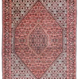 Perski dywan - Bijar - Royal - 249 x 173 cm - jasna czerwień