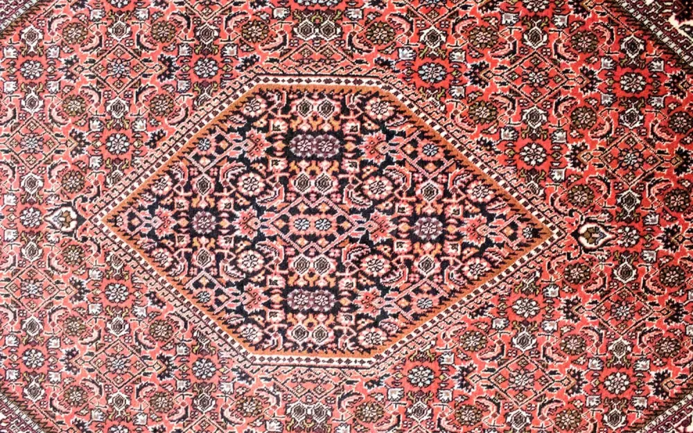 Perski dywan - Bijar - Royal - 249 x 173 cm - jasna czerwień