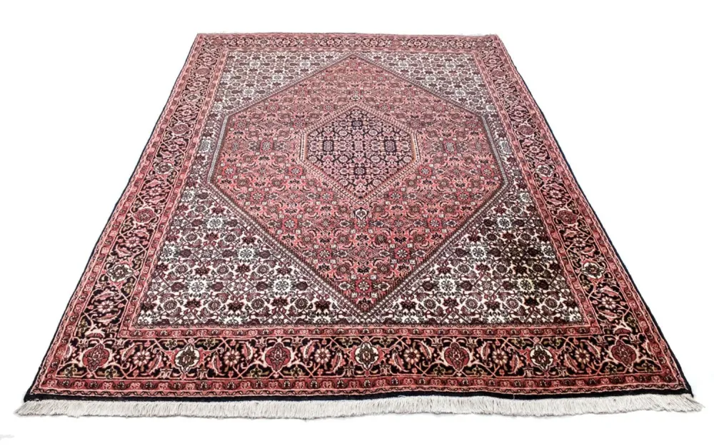 Perski dywan - Bijar - Royal - 249 x 173 cm - jasna czerwień