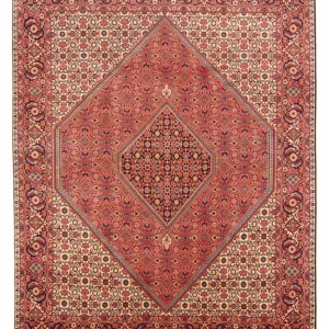 Perski dywan - Bijar - Royal - 260 x 200 cm - czerwony