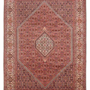 Perski dywan - Bijar - Royal - 290 x 204 cm - czerwony