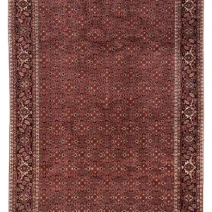 Perski dywan - Bijar - Royal - 293 x 200 cm - czerwony