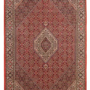 Perski dywan - Bijar - Royal - 294 x 200 cm - czerwony