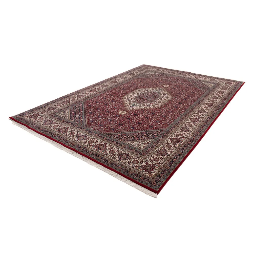 Perski dywan - Bijar - Royal - 297 x 202 cm - ciemna czerwień