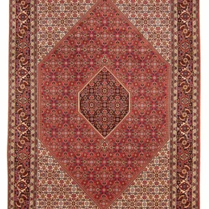Perski dywan - Bijar - Royal - 300 x 200 cm - czerwony