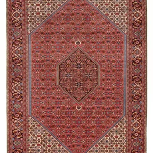 Perski dywan - Bijar - Royal - 301 x 200 cm - czerwony