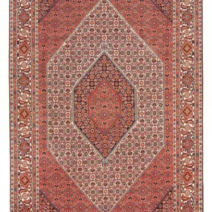 Perski dywan - Bijar - Royal - 303 x 200 cm - czerwony