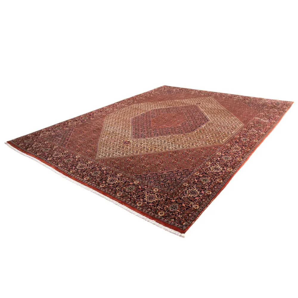 Perski dywan - Bijar - Royal - 340 x 254 cm - czerwony