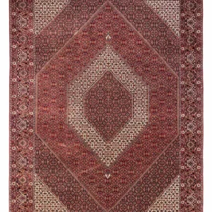Perski dywan - Bijar - Royal - 352 x 254 cm - czerwony