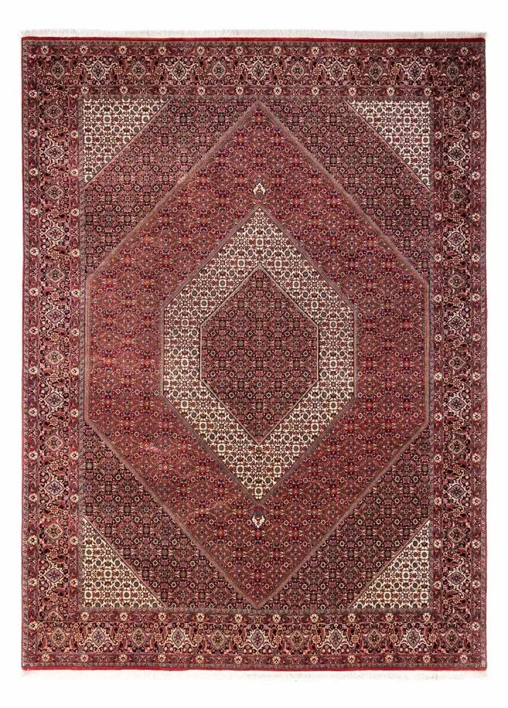 Perski dywan - Bijar - Royal - 352 x 254 cm - czerwony