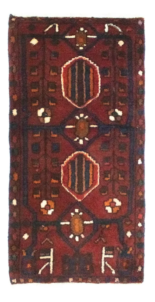 Perski dywan - Nomadyczny - 100 x 50 cm - czerwony