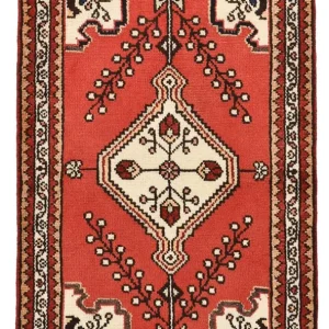 Perski dywan - Nomadyczny - 100 x 60 cm - czerwony