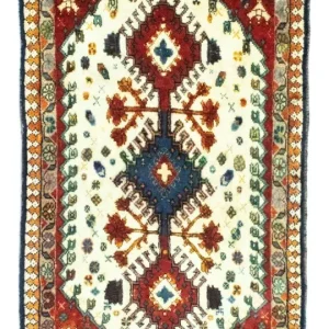 Perski dywan - Nomadyczny - 105 x 60 cm - beżowy