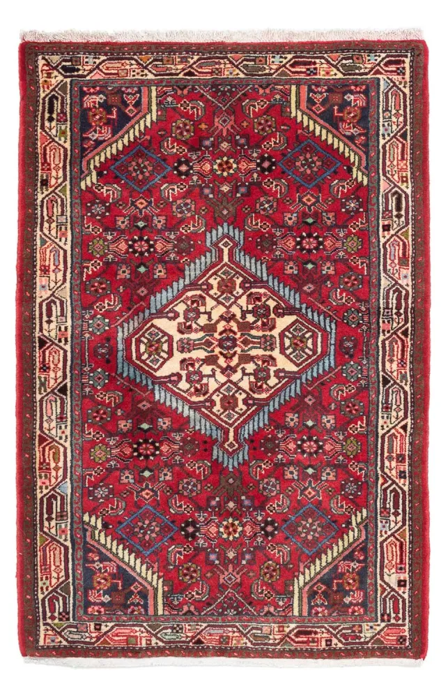 Perski dywan - Nomadyczny - 116 x 77 cm - czerwony