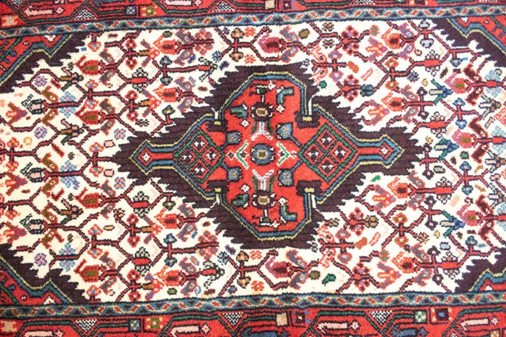 Perski dywan - Nomadyczny - 120 x 75 cm - czerwony