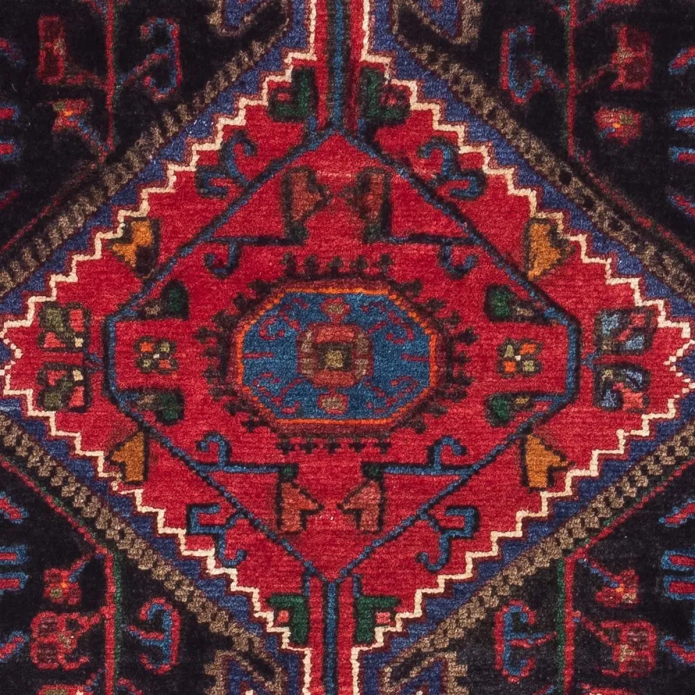 Perski dywan - Nomadyczny - 120 x 88 cm - czerwony