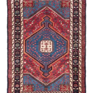 Perski dywan - Nomadyczny - 120 x 81 cm - niebieski