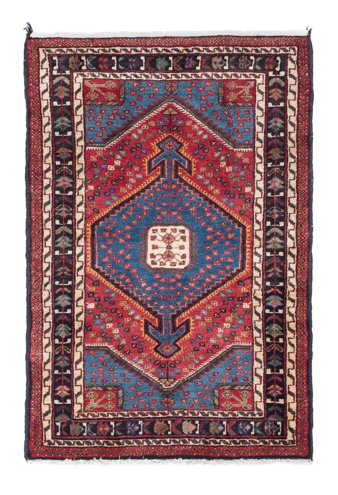 Perski dywan - Nomadyczny - 120 x 81 cm - niebieski