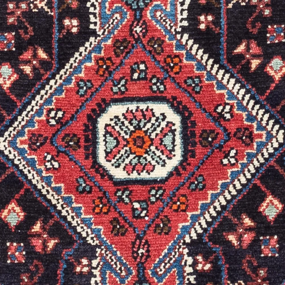 Perski dywan - Nomadyczny - 121 x 82 cm - ciemnoniebieski