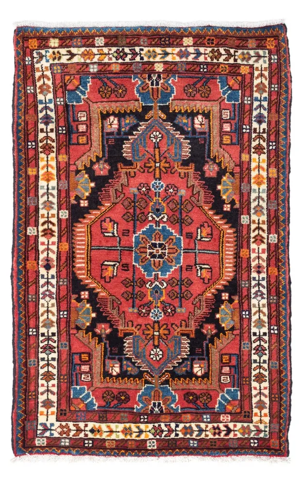 Perski dywan - Nomadyczny - 122 x 80 cm - jasna czerwień