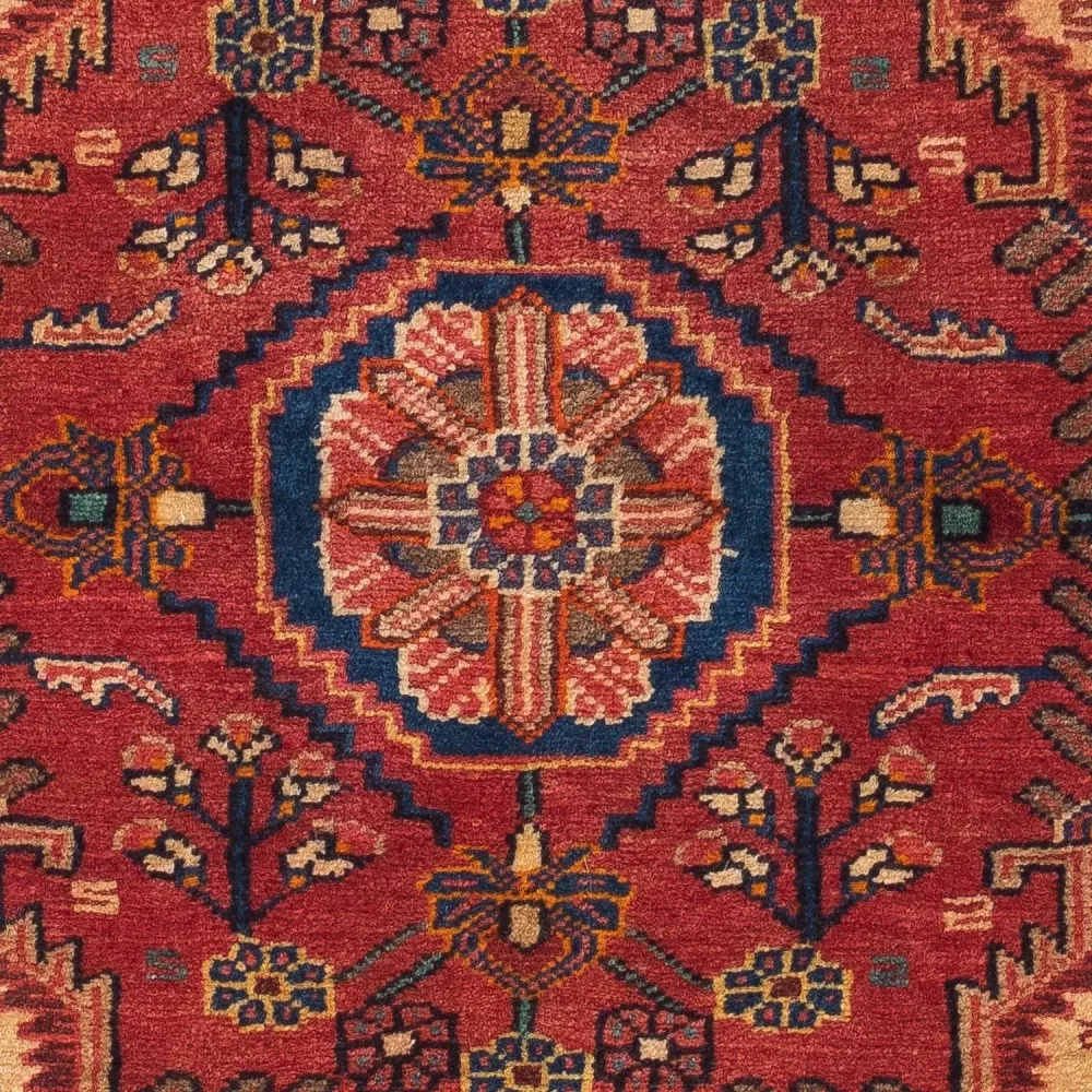 Perski dywan - Nomadyczny - 124 x 90 cm - czerwony