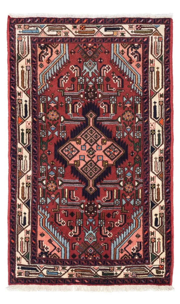 Perski dywan - Nomadyczny - 125 x 80 cm - ciemna czerwień
