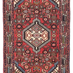 Perski dywan - Nomadyczny - 125 x 80 cm - czerwony