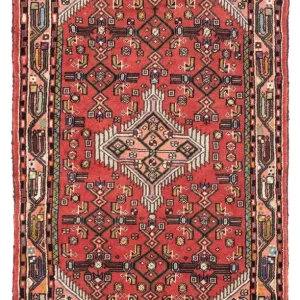 Perski dywan - Nomadyczny - 125 x 80 cm - czerwony