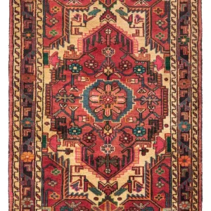 Perski dywan - Nomadyczny - 125 x 85 cm - jasna czerwień