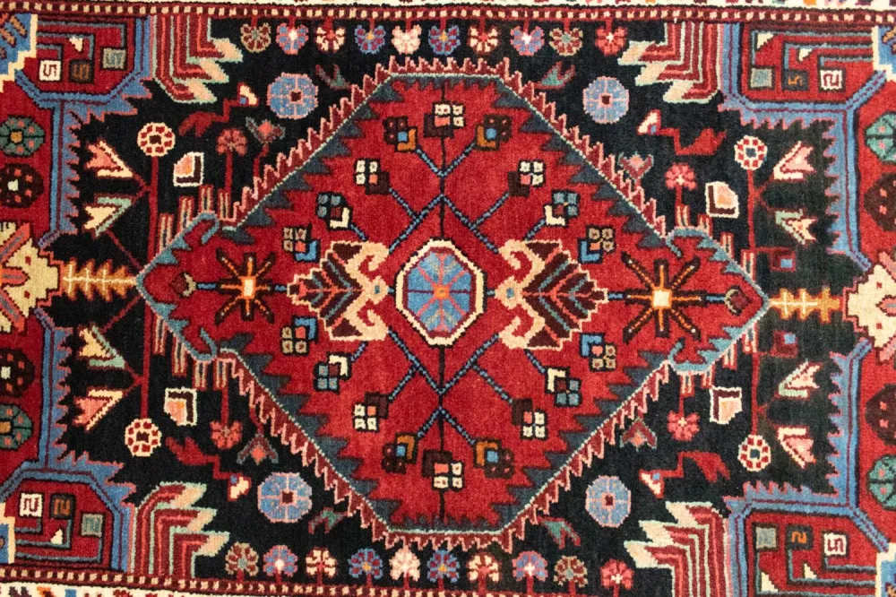 Perski dywan - Nomadyczny - 125 x 75 cm - niebieski