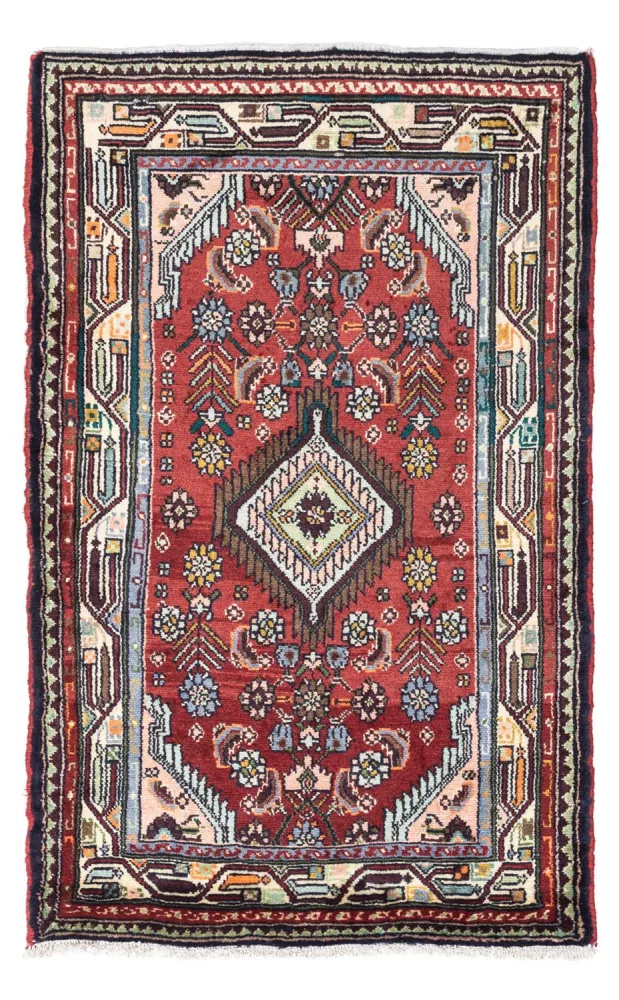 Perski dywan - Nomadyczny - 128 x 80 cm - czerwony