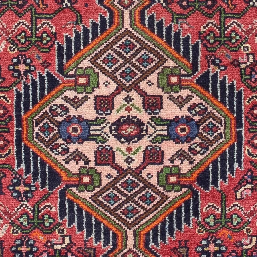 Perski dywan - Nomadyczny - 129 x 76 cm - czerwony