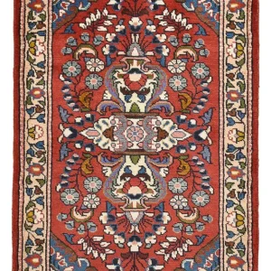 Perski dywan - Nomadyczny - 130 x 77 cm - czerwony
