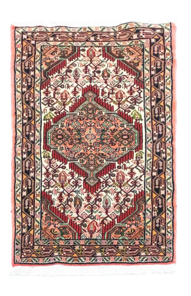 Perski dywan - Nomadyczny - 138 x 80 cm - beżowy