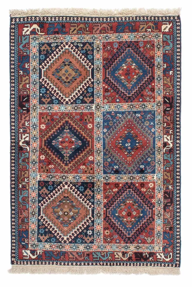 Perski dywan - Nomadyczny - 144 x 100 cm - niebieski