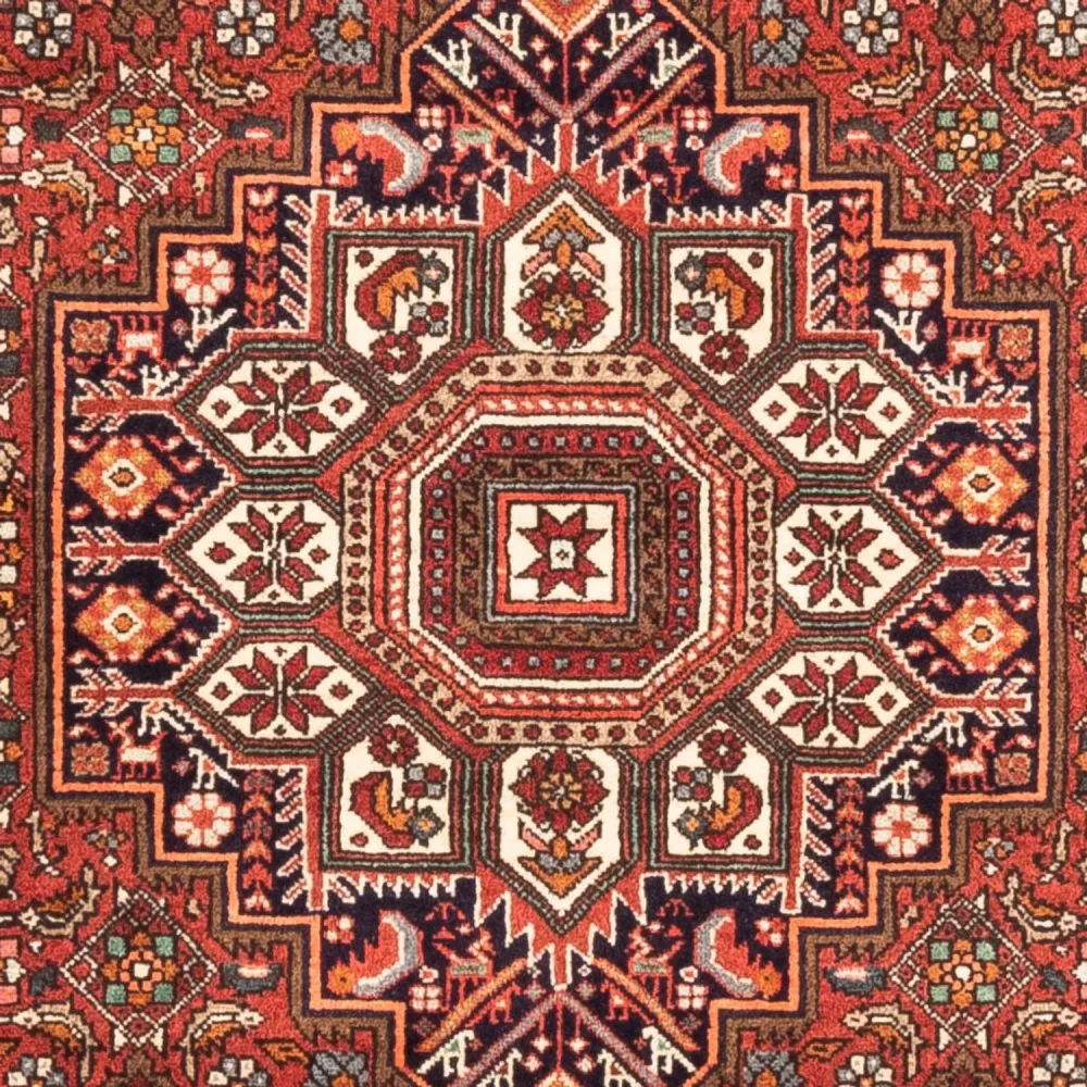 Perski dywan - Nomadyczny - 145 x 100 cm - czerwony