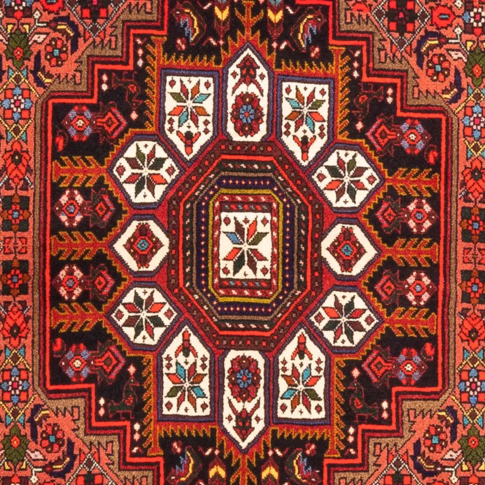 Perski dywan - Nomadyczny - 146 x 100 cm - czerwony