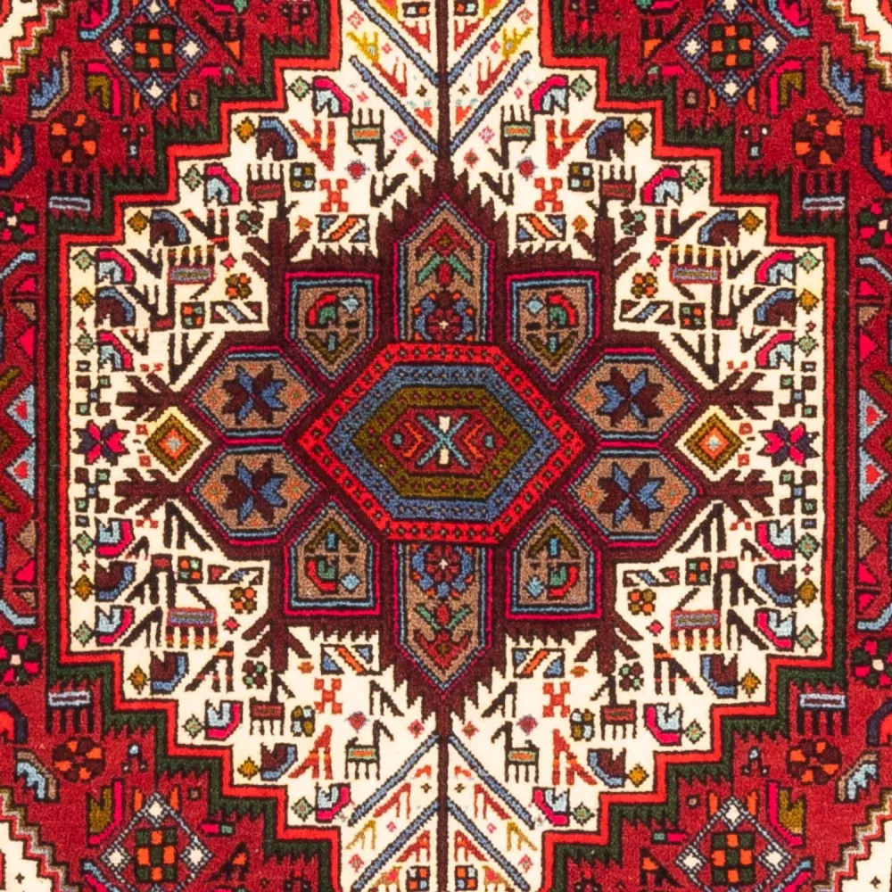 Perski dywan - Nomadyczny - 146 x 100 cm - czerwony