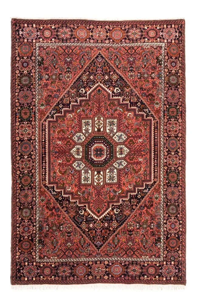 Perski dywan - Nomadyczny - 147 x 100 cm - czerwony