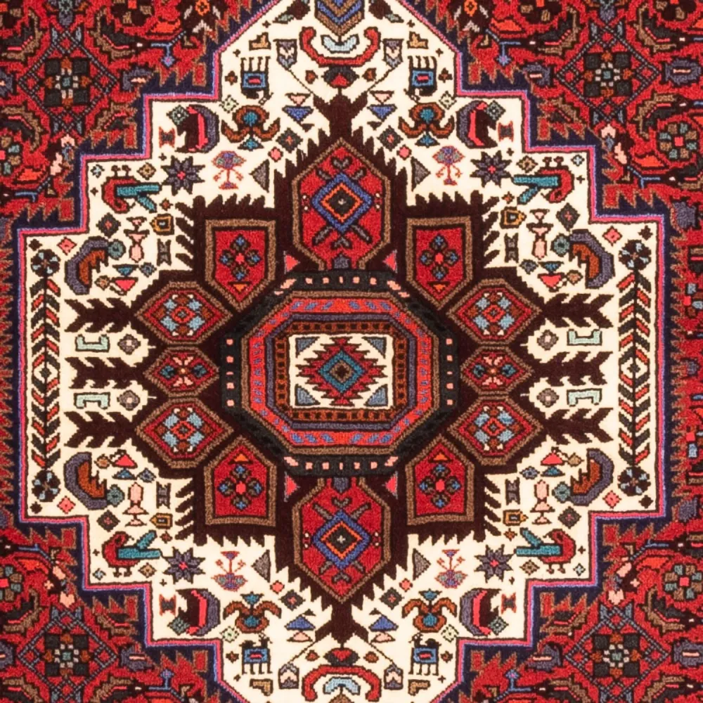 Perski dywan - Nomadyczny - 147 x 100 cm - czerwony