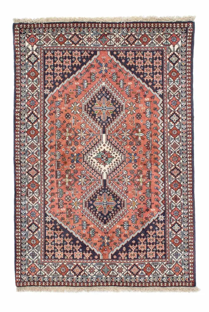 Perski dywan - Nomadyczny - 150 x 101 cm - ciemnoniebieski