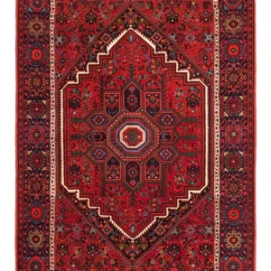 Perski dywan - Nomadyczny - 150 x 102 cm - czerwony