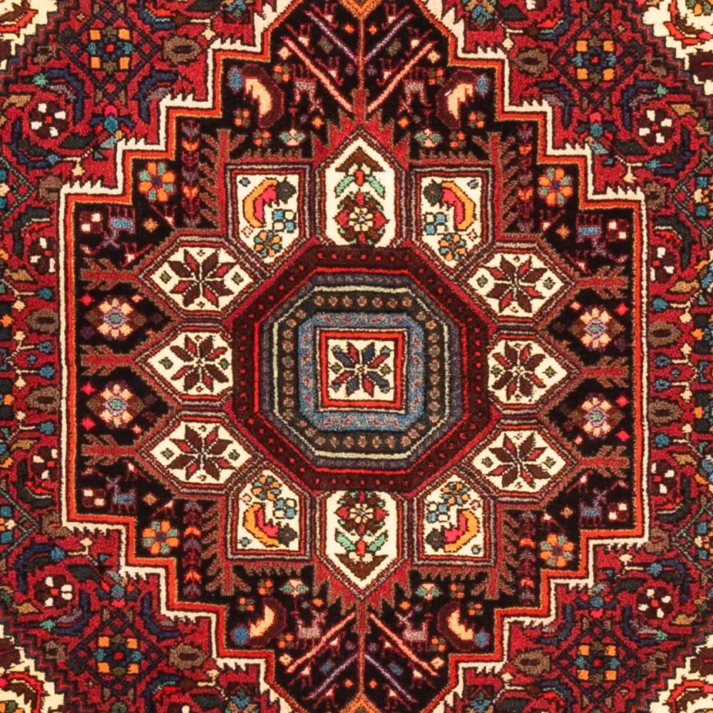 Perski dywan - Nomadyczny - 150 x 102 cm - czerwony
