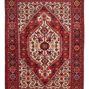 Perski dywan - Nomadyczny - 150 x 102 cm - czerwony