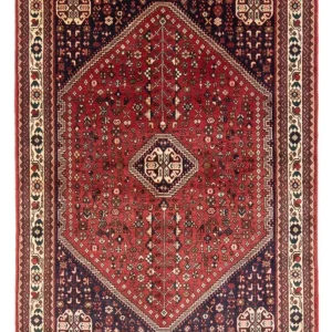 Perski dywan - Nomadyczny - 150 x 103 cm - czerwony