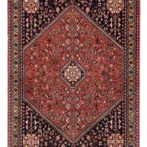 Perski dywan - Nomadyczny - 150 x 105 cm - czerwony