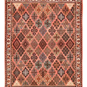 Perski dywan - Nomadyczny - 150 x 112 cm - jasna czerwień
