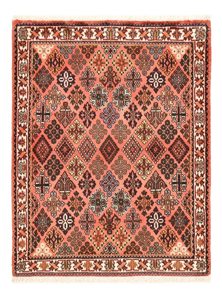 Perski dywan - Nomadyczny - 150 x 112 cm - jasna czerwień
